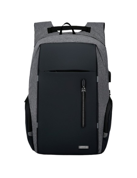 Mochila PC portátil 15-16 pulgadas COOL Report gris y negra