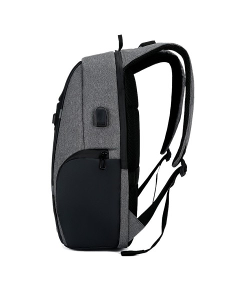 Mochila PC portátil 15-16 pulgadas COOL Report gris y negra