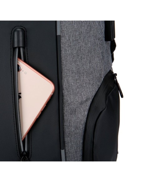 Mochila PC portátil 15-16 pulgadas COOL Report gris y negra