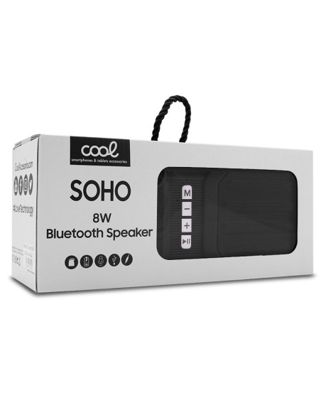 Altavoz universal Bluetooth 8W Cool Soho negro