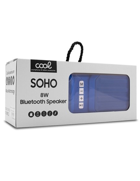 Altavoz universal Bluetooth 8W Cool Soho azul