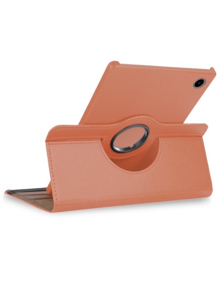 Funda soporte polipiel Samsung Galaxy Tab A8 X200 / X205 rosa cobre 10,5 pulgadas