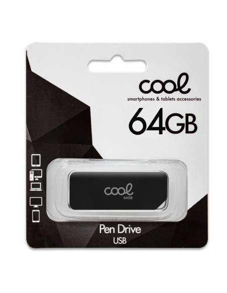 Pen Drive llavero USB 2.0 64GB Cool Board negro