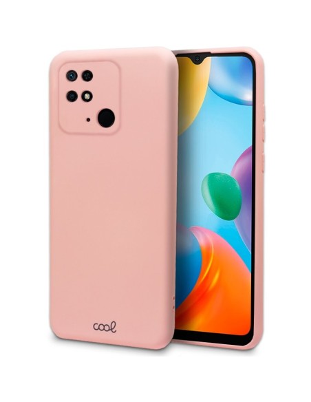 Carcasa TPU cama tela Xiaomi Redmi 10C rosa
