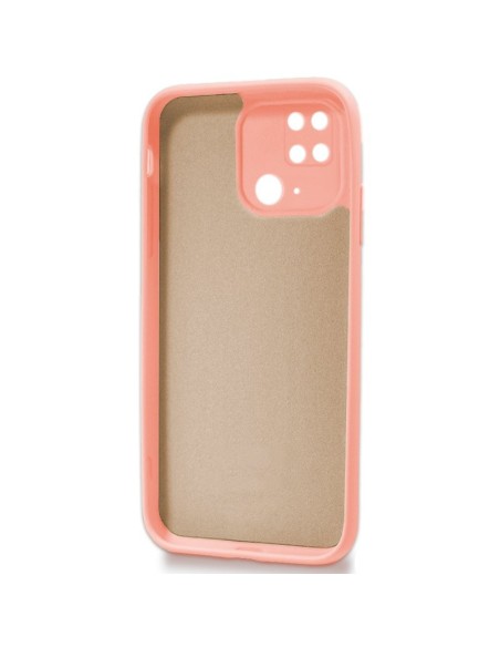 Carcasa TPU cama tela Xiaomi Redmi 10C rosa