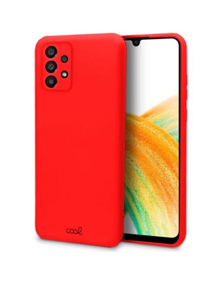 Carcasa TPU cama tela Samsung A336 Galaxy A33 5G roja