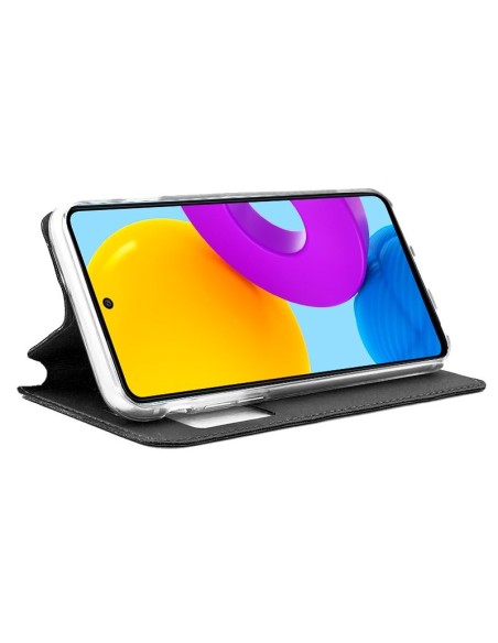 Funda libro soporte TPU Samsung M526 Galaxy M52 5G negra