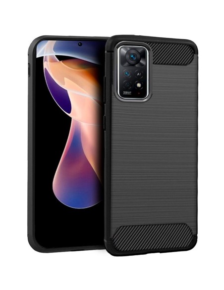 Carcasa TPU Xiaomi Redmi Note 11 Pro / Note 11 Pro 5G carbón negra