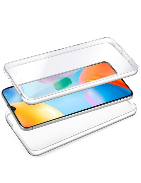 Funda gel TPU 3D Xiaomi Redmi 10C transparente (Frontal + trasera)