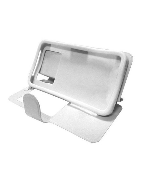 Funda libro universal soporte silicona adaptable 5,1" - 5,3" diseño Buhos