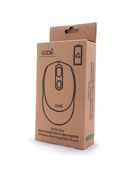Ratón inalámbrico silencioso COOL ECO (Recargable)
