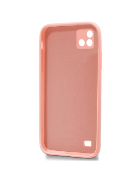 Carcasa TPU cama tela Realme C11 2021 rosa