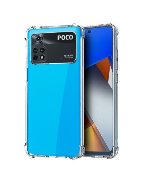 Carcasa TPU Xiaomi Poco M4 Pro antigolpes transparente