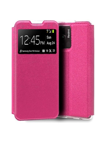 Funda libro soporte TPU Xiaomi Redmi 10C rosa