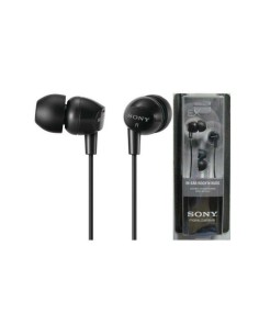 Auriculares originales Sony MDR-EX15LP Jack 3,5 mm universal negros (Blíster)