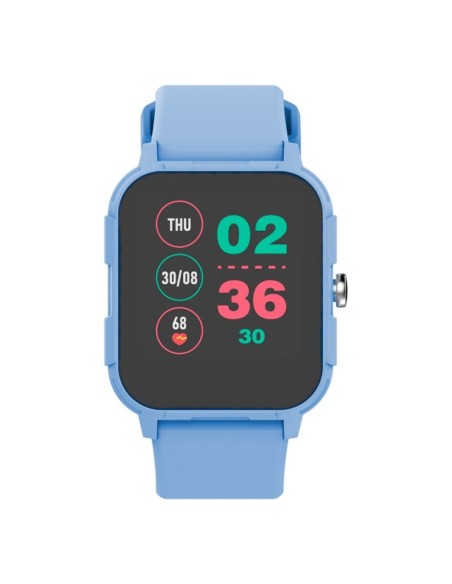 Reloj Smartwatch COOL Junior silicona azul (Salud, Deporte, Sueño, IP68, Juegos)