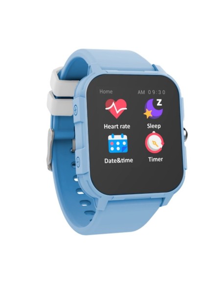 Reloj Smartwatch COOL Junior silicona azul (Salud, Deporte, Sueño, IP68, Juegos)