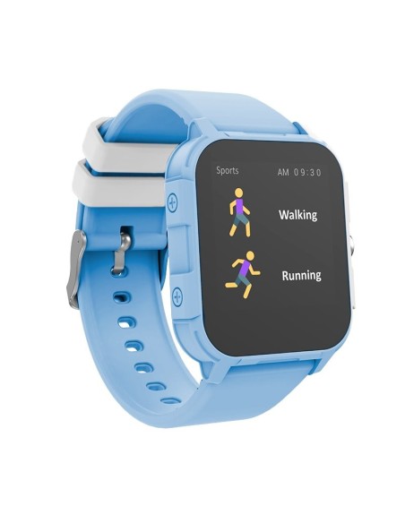 Reloj Smartwatch COOL Junior silicona azul (Salud, Deporte, Sueño, IP68, Juegos)