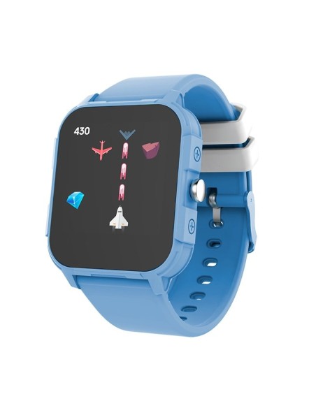 Reloj Smartwatch COOL Junior silicona azul (Salud, Deporte, Sueño, IP68, Juegos)