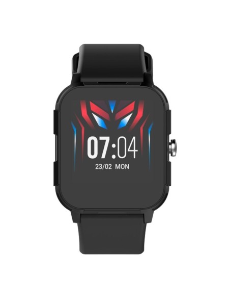 Reloj Smartwatch COOL Junior silicona negra (Salud, Deporte, Sueño, IP68, Juegos)