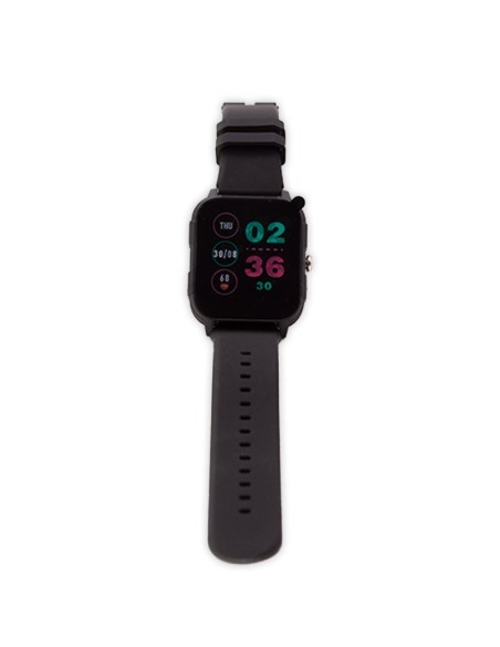 Reloj Smartwatch COOL Junior silicona negra (Salud, Deporte, Sueño, IP68, Juegos)