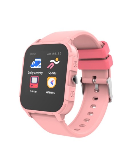 Reloj Smartwatch COOL Junior silicona rosa (Salud, Deporte, Sueño, IP68, Juegos)