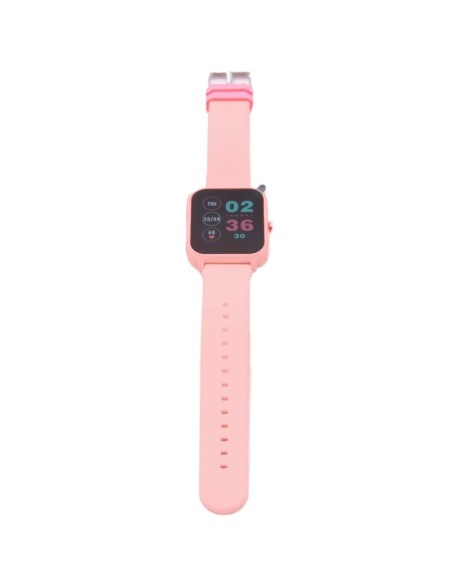 Reloj Smartwatch COOL Junior silicona rosa (Salud, Deporte, Sueño, IP68, Juegos)
