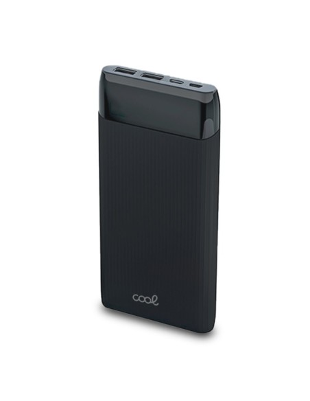 Bateria externa universal Power Bank 10.000 mAh (2 x usb / 2A) COOL Waves negra