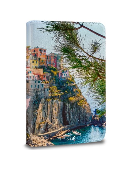 Funda polipiel soporte giratorio universal tablets 9,7 - 10,5 pulgadas diseño Italia