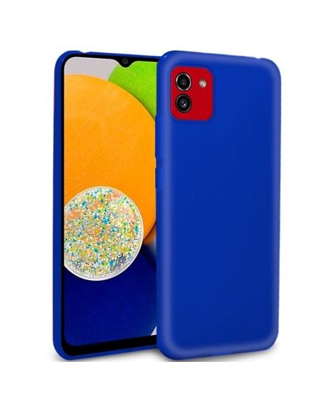 Funda gel TPU Samsung A035 Galaxy A03 azul