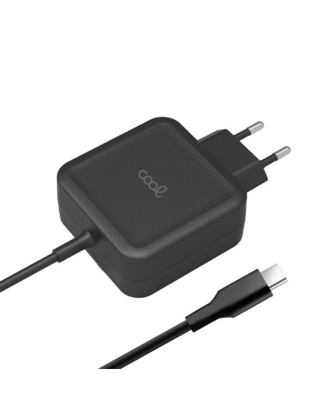 Cargador red universal PC's portátiles 65w PD automático Cool (Tipo C)