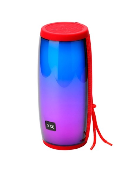 Altavoz universal Bluetooth Cool LED (14W) rojo