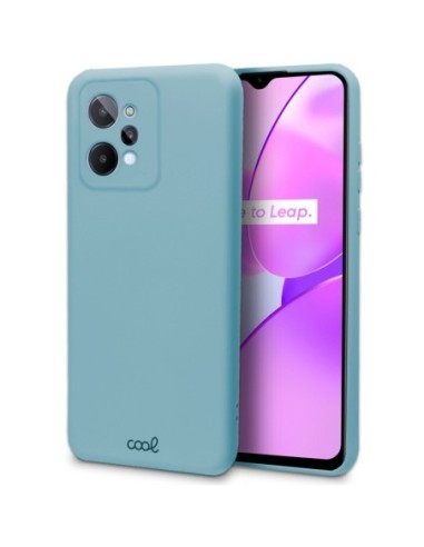 Carcasa TPU cama tela Realme C31 celeste