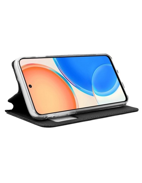 Funda libro soporte TPU Huawei Honor X8 negra