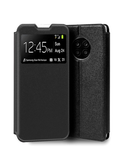 Funda libro soporte TPU Huawei Honor 50 Lite / Nova 8i negra