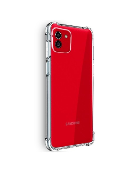 Carcasa TPU Samsung A035 Galaxy A03 antigolpes transparente