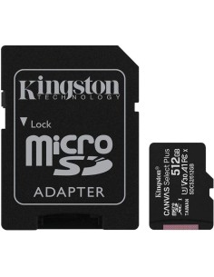 Tarjeta memoria microSD con adaptador 512 GB Kingston (Clase 10) 2