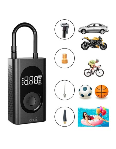 Batería externa + inflador inalámbrico Power Bank 4.000 mAh COOL