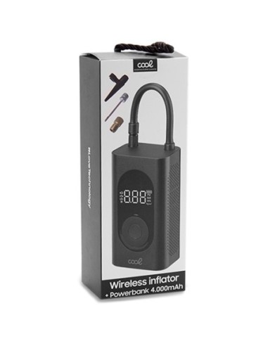 Batería externa + inflador...