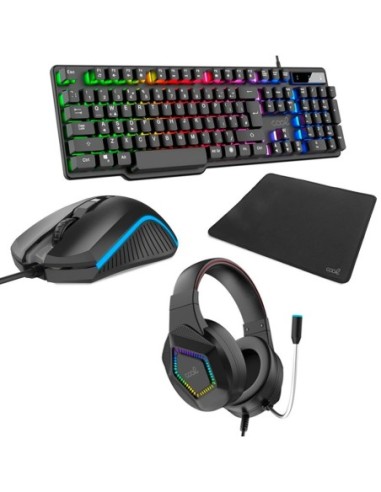 Lote juego teclado USB Español +...