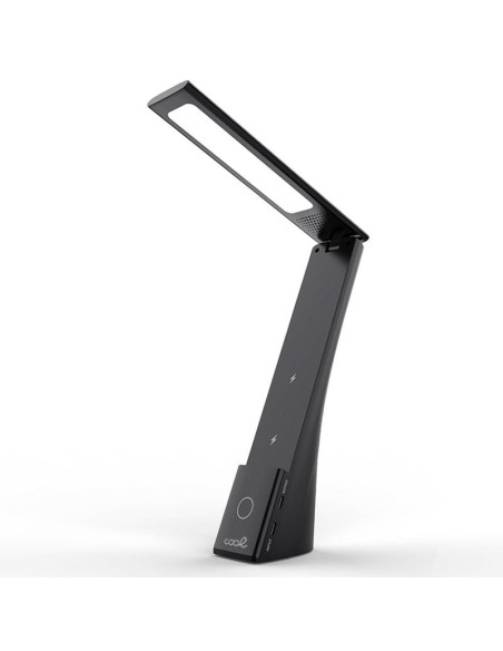 Lámpara LED con base Qi carga inalámbrica COOL Compact negra