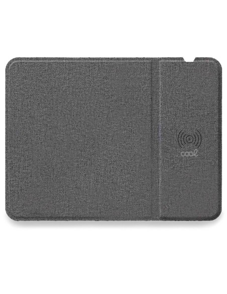 Alfombrilla ratón COOL Mousepad + base carga inalámbrica Qi 15W