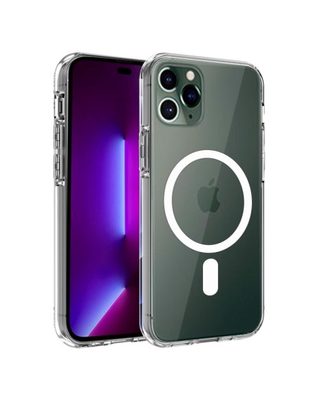Carcasa TPU iPhone 14 Pro magnética transparente