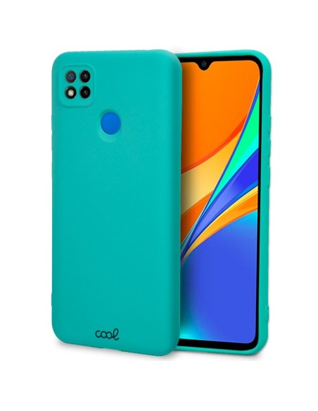Carcasa TPU cama tela Xiaomi Redmi 9C / 10A verde menta