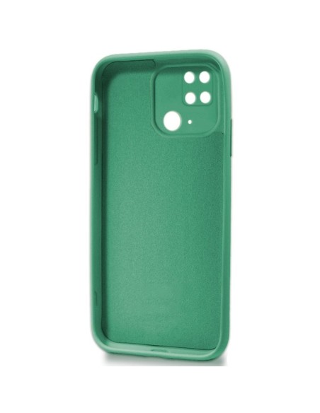 Carcasa TPU cama tela Xiaomi Redmi 10C verde menta