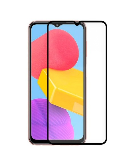 Protector pantalla vidrio templado Samsung M135 Galaxy M13 / M23 5G / A23 5G negro (Pegado total 3D)