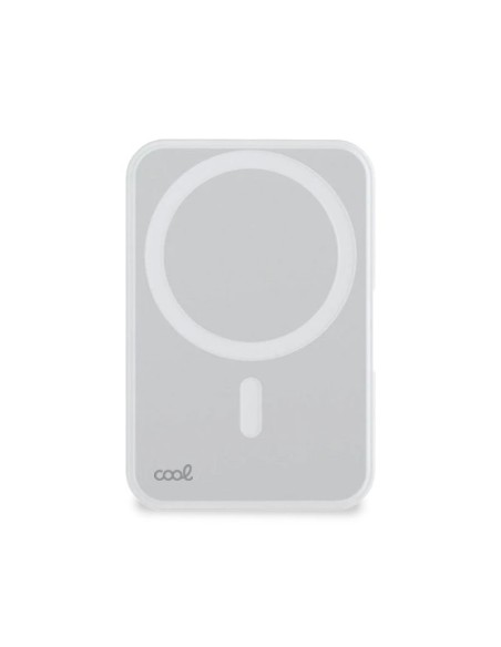 Batería externa universal magnética Power Bank Qi 5000 mAh COOL blanca