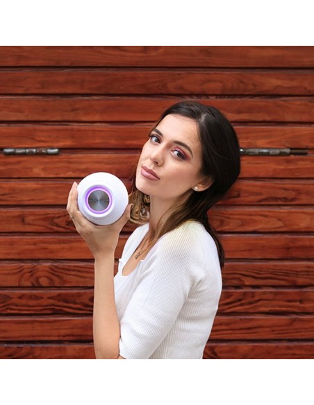 Altavoz universal Bluetooth 6W COOL Boom blanca