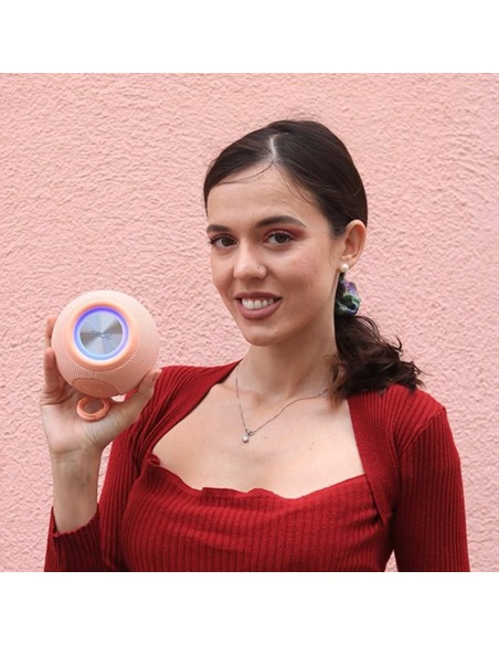 Altavoz universal Bluetooth 6W COOL Boom rojo salmón