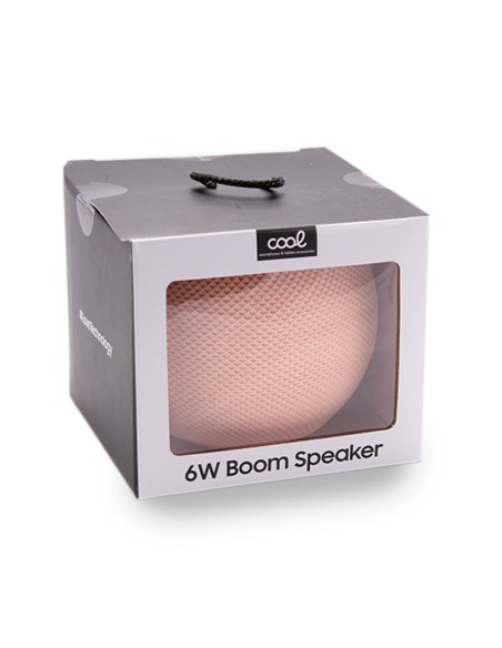 Altavoz universal Bluetooth 6W COOL Boom rojo salmón